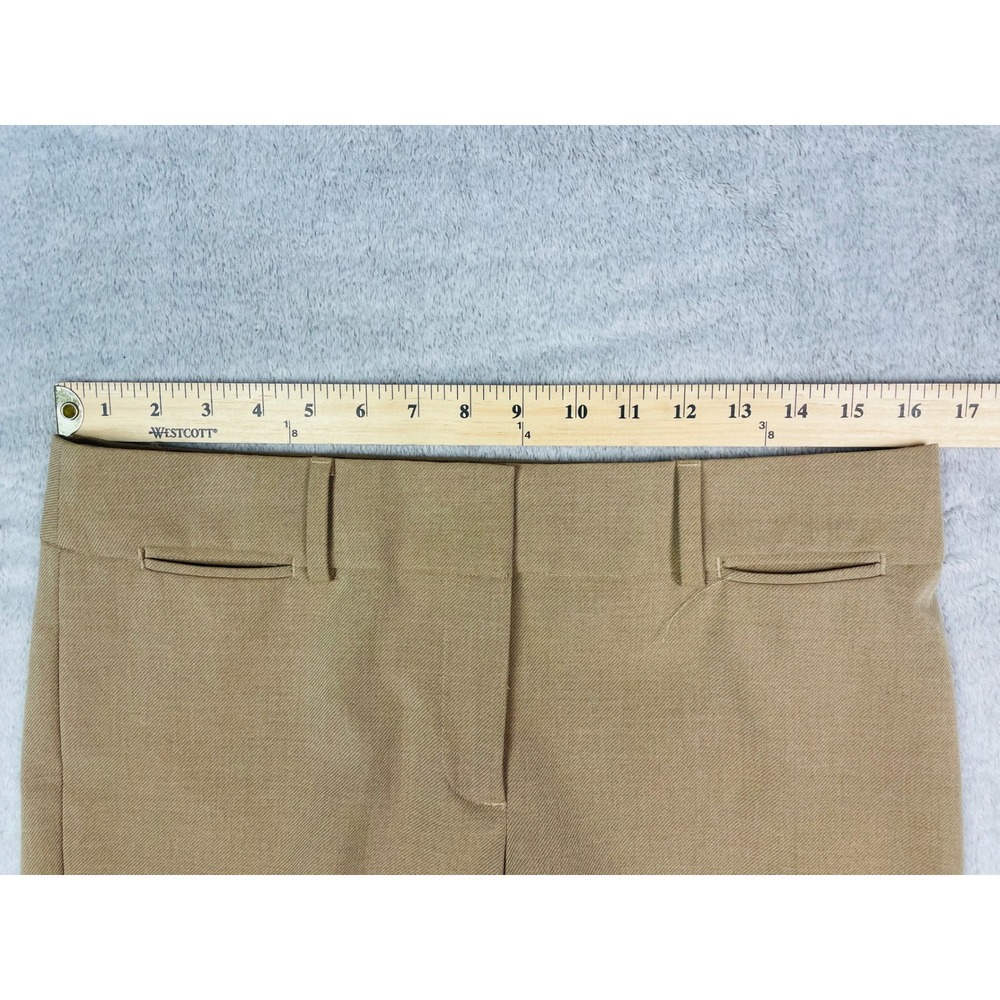 LOFT Marisa Trouser Dress Pant Size 4 Tan Khaki Beige Stretch Work Office Career - Picture 3 of 12
